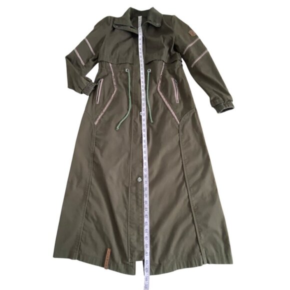 Alamera Khaki Military Style Trench M​​ - Picture 10 of 11